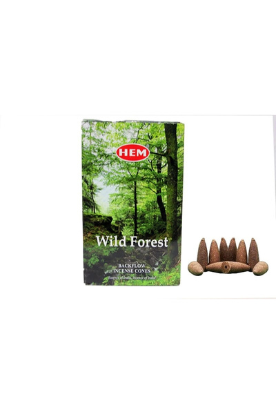 Epilons Conuri de tămâie cu reflux Wild Forest, pachet de 10