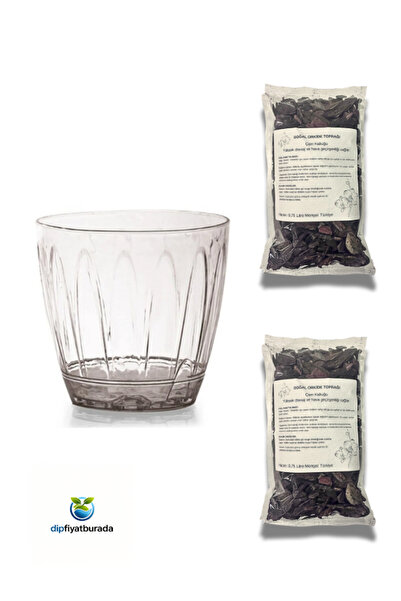 DipFiyatBurada Orkide Saksısı (1,5LT) ve Yerli Orkide Toprağı Seti