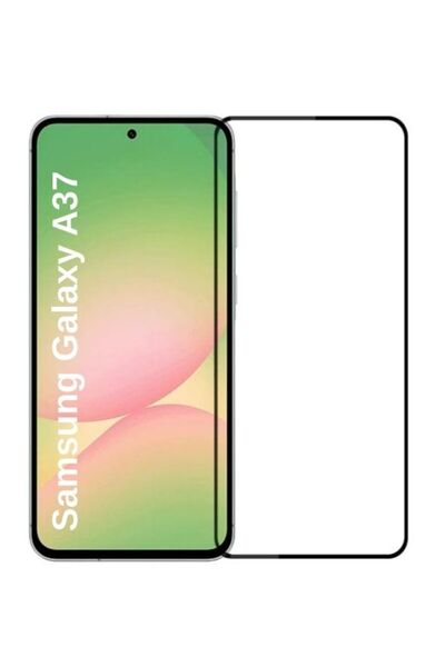 Powerfox واقي شاشة سامسونج جالاكسي A37 متوافق مع الزجاج غير القابل للكسر، تغط...