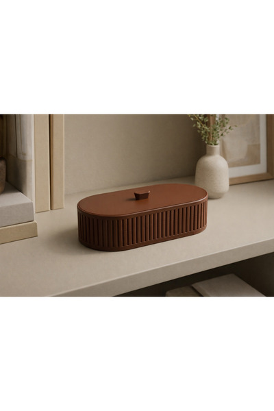 LayerOne Minimalist Design Covered Desktop Organizer