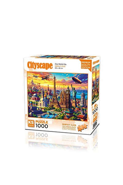 Ks Puzzle 20854 Puzzle 1000 One World City