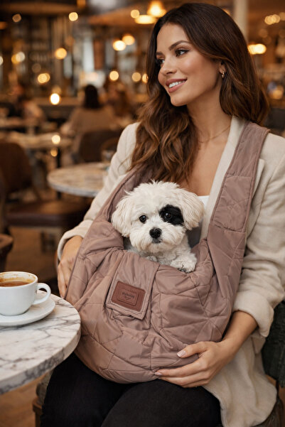 Alphadog Design MommyBag Latte Pet Taşıma Çantası