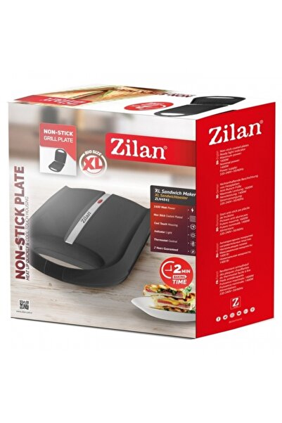 Zilan Sandwich maker XL ZLN4841, 1600W, 4 servings, non-stick plates, premium...