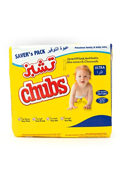chubs مناديل مبللة للأطفال بالصبار 4×40 منديل - مناديل مبللة للأطفال بالماء