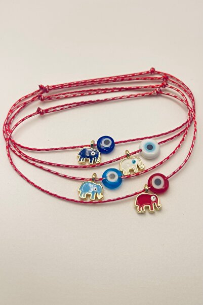 Concept HuBuTU Gift Set of 4 Elephant Evil Eye Figured Cards, Gelatin Luxury ...