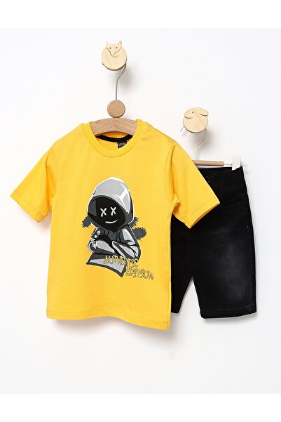 MiniKids Costumas de vara Authentic Edition galben 98 (24-36 luni)