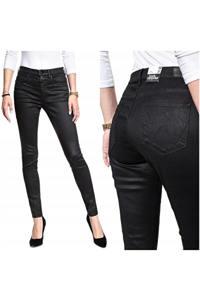 WRANGLER Blugi de damă, Wrangler, bumbac, lungime normală, fermoar, 5 buzunar...