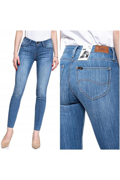 Lee Women's Jeans, Lee, Cotton, Regular Length, Zipper, 5 Pockets, Blue, 27/31