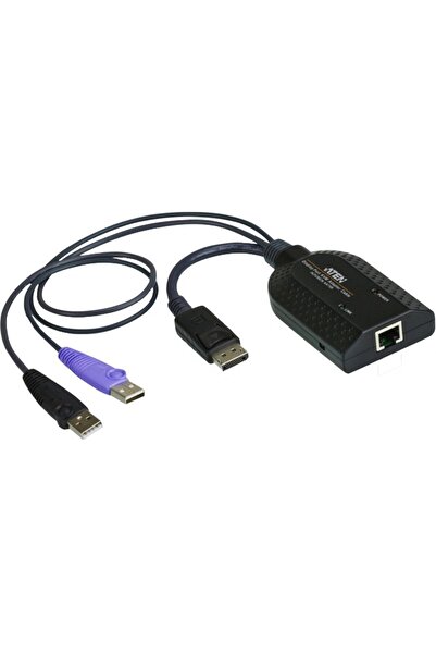 Aten USB DisplayPort Virtual Media KVM Adapter with Smart Card Support