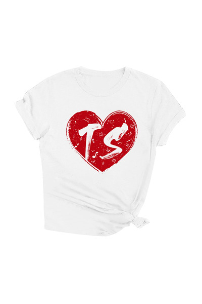 Other Women's T-Shirt with Printed - Soft and Stretchy Material - White, Size XS