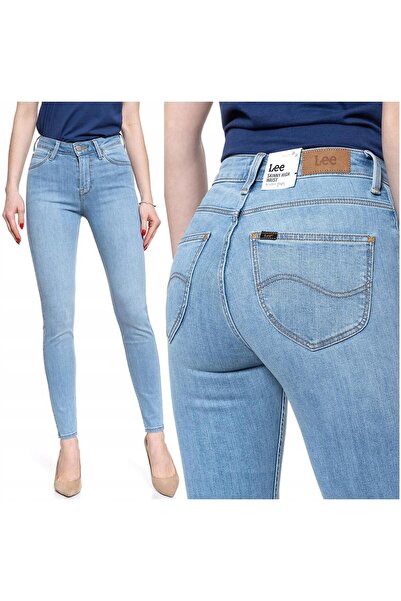 Lee Women's Jeans, Lee, Cotton, Regular Length, Zipper, 5 Pockets, Blue, 27/31