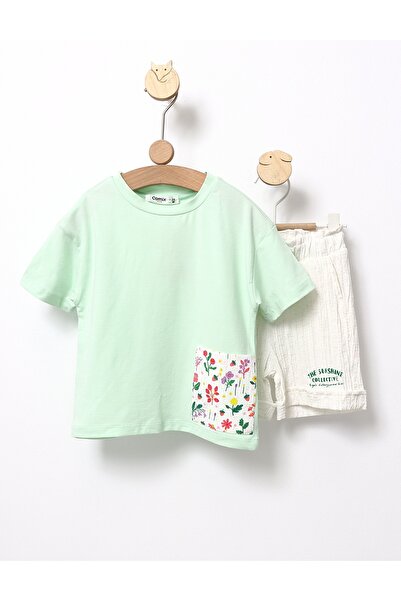 MiniKids Σετ 2 τεμαχίων Shine KIZ πράσινο 110 (4-5 ετών)