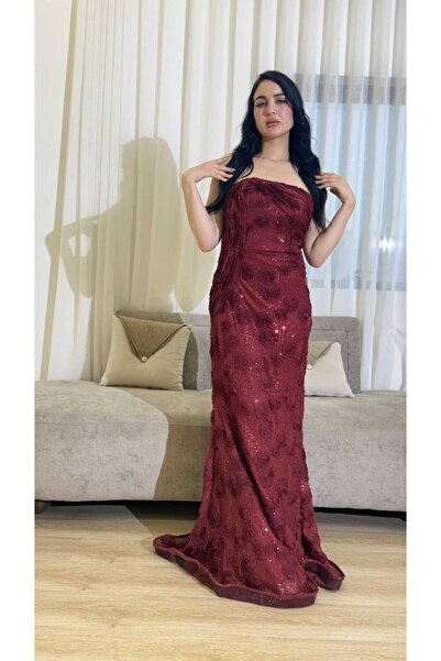 ranin Floral sequined evening dress