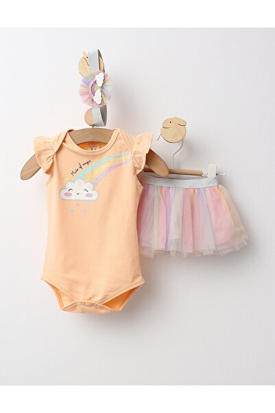 MiniKids Costumas 3 piese Made of Magic corai 80 (9-12 luni)