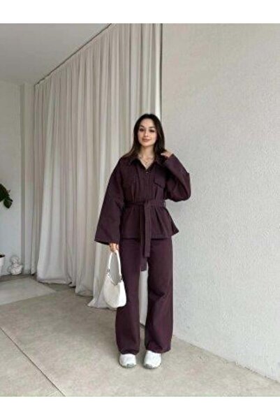 MODA DURAĞI THOR KEMER DETAYLI TAKIM Bordo