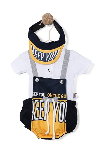 MiniKids Compleu KEEP YOU ON THE GO galben 86 (12-18 luni)