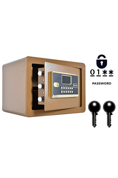 Other Seif Casnic Blindat - Inchidere Electronica si Cheie, Otel, Alarma - 25...