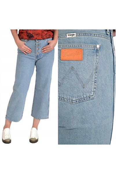 WRANGLER Blugi de damă, Wrangler, bumbac, pantaloni scurți, fermoar, 5 buzuna...