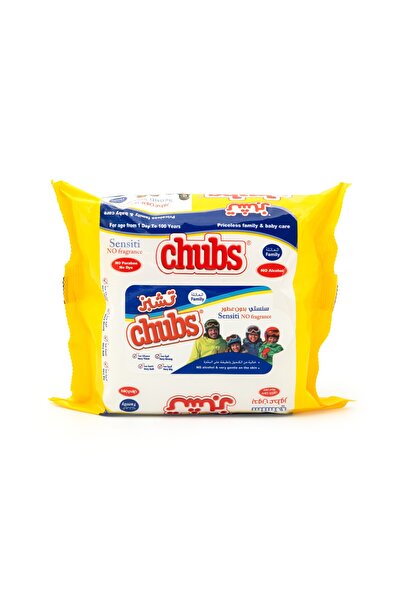 chubs Family Sensitive Wet Wipes 20s water wet wipes