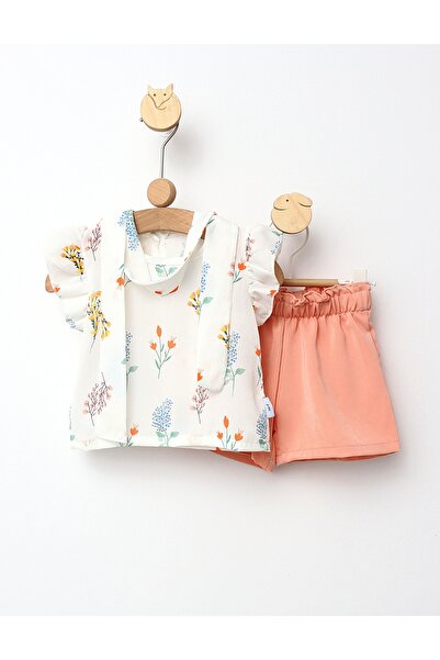 MiniKids Costumas vara Flowers For Girls model cu corai 134 (8-9 ani)