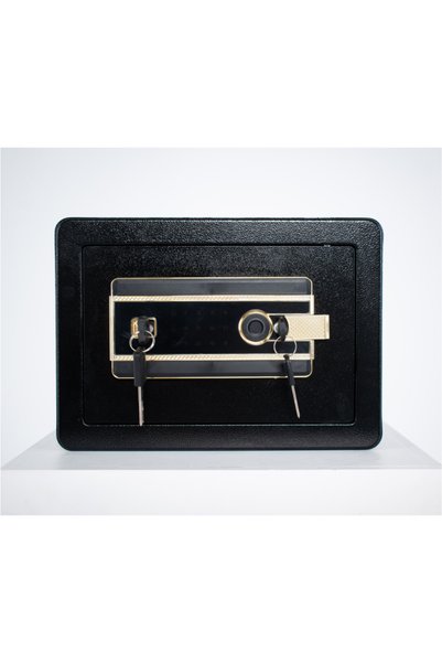 Other Seif Biometric Blindat - Otel Q235, si Cod - 25x35x25 cm, Negru