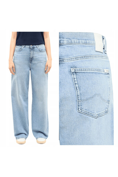 Mustang Women's Jeans, Mustang, Cotton, Regular Length, Zipper, 5 Pockets, Bl...