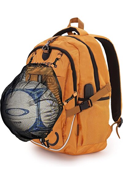 Other BONN Backpack Sports Backpack - Ball Net, USB Port, 15.6 Inch Laptop, O...