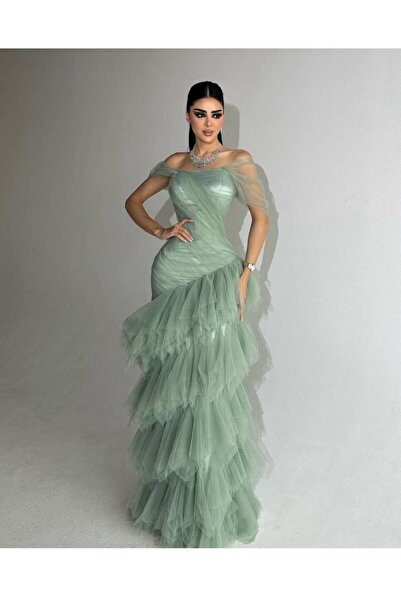 ranin Tulle evening dress