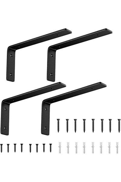 Other Set 4 Suporturi Raft de Colț SKYSEN - Corniere Metalice Perete - 23cm, ...