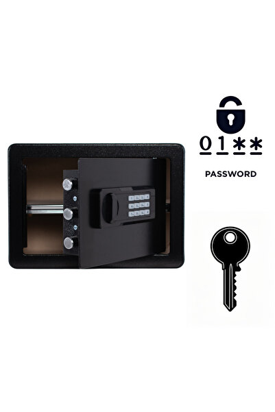 Other Seif de Casa Blindat, Incuietoare Electronica si Cheie, Otel, 25x35x26 ...