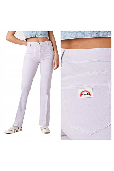 WRANGLER Blugi de damă, Wrangler, bumbac, lungime normală, fermoar, 5 buzunar...