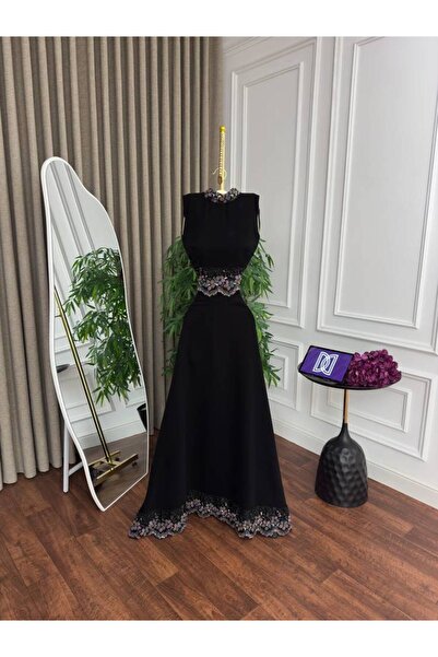 ranin Ferrari crepe fabric set, hand-embroidered