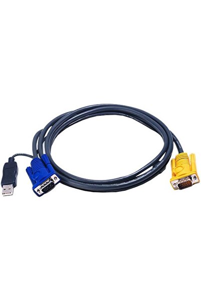Aten Cablu PS/2 KVM 3 in 1 cu SPHD si Audio 1.8m, 2L-5302P