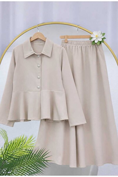 MODA VEDAT Women's Ruffle Skirt Set -0550