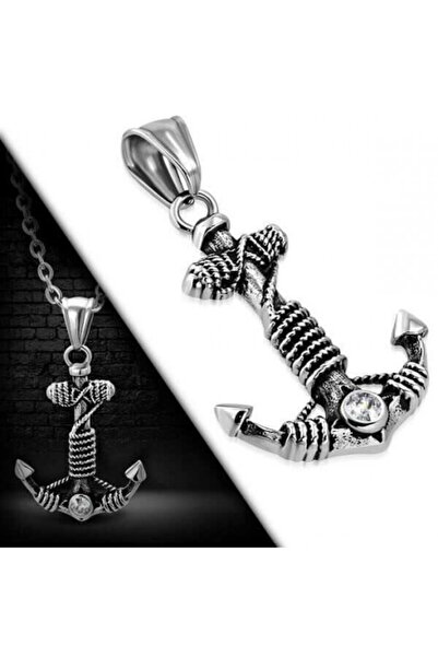 OutfitModa Stainless steel anchor pendant