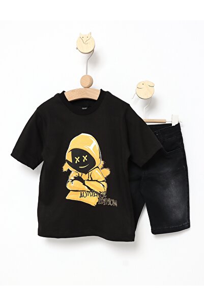 MiniKids Καλοκαιρινό κοστούμι Authentic Edition μαύρο 104 (3-4 ετών)