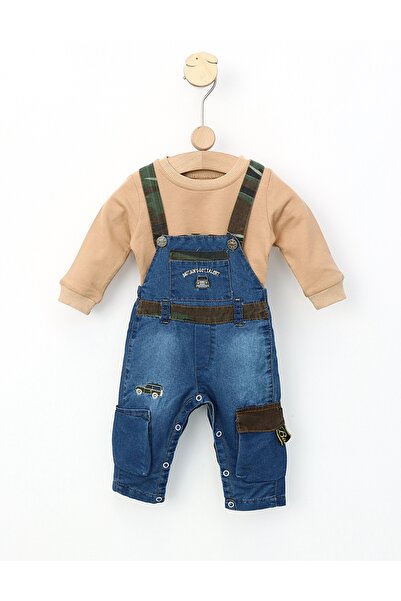 MiniKids Σετ 2 τεμαχίων Ολόσωμη φόρμα + Μπλούζα Masinuta 86 (12-18 μηνών)