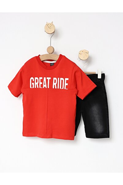 MiniKids Costumas vara Great Ride rosu 110 (4-5 ani)