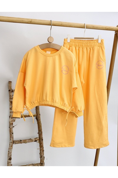 MiniKids Trening CROP-TOP Yourself portocaliu 140 (9-10 ani)