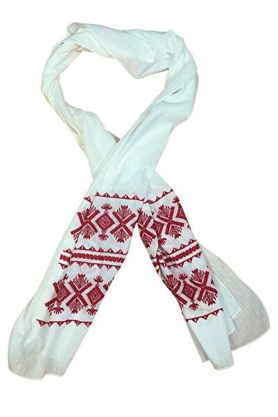 rody's forever Traditional women's scarf MCP white/red