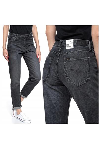 Lee Blugi de damă, Lee, Mom Straight, W26-L33, 100% bumbac, fermoar, lungi, 5...