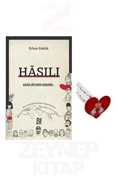 Nesil Yayınları Hasılı - Erhan Keklik (Kalp Ayraç Hediye)