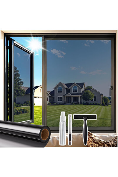 Other Mirror Effect Window Film - Privacy, 99% UV Protection, Self-Adhesive -...