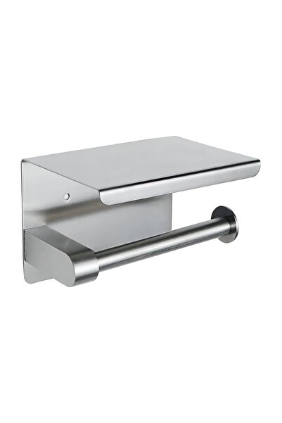 Other Toilet Paper Holder with Shelf - Stainless Steel, Wall Mounted, 14x10x9...