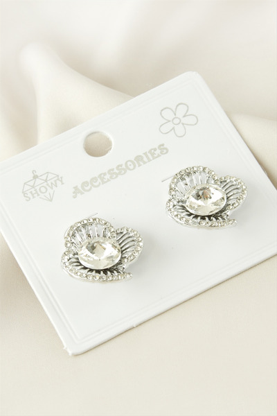 OSENSE Flower Stone Earrings