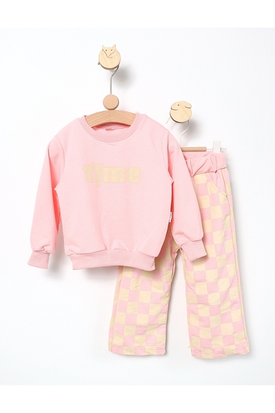 MiniKids Ροζ στολή T!me μοντέλο 110 (4-5 ετών)