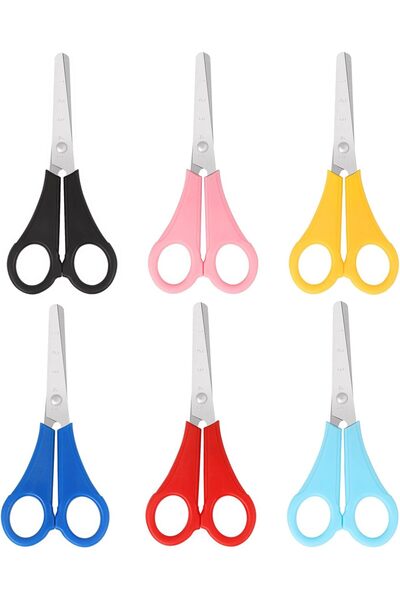 Other Foarfece copii cu rigla - Otel Inoxidabil, Varf Rotunjit - Set 6 bucati...