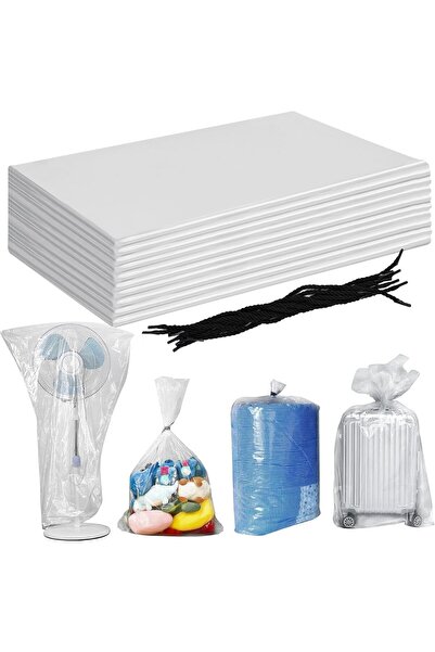 Other Set 10 Pungi Plastic Mari - Anti-praf, Rezistente PE, Transparente - 10...