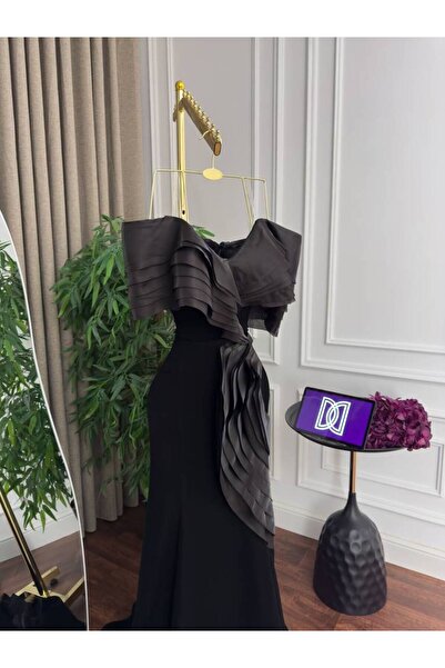 ranin Original Ferrari crepe fabric dress, Jazar