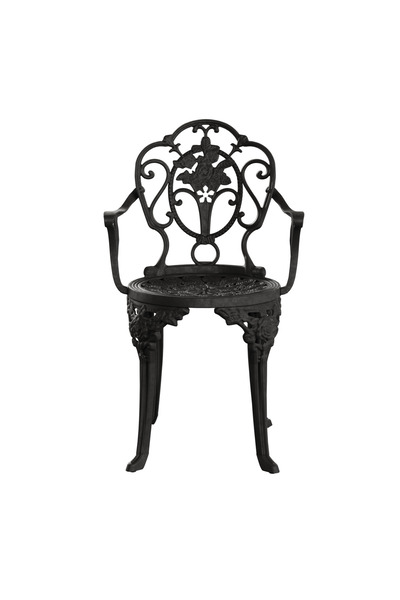 SERINA HOME Scaun, ISPARTA 43x42x50x92 cm Negru